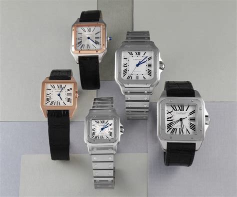 cartier santos sizes comparison
